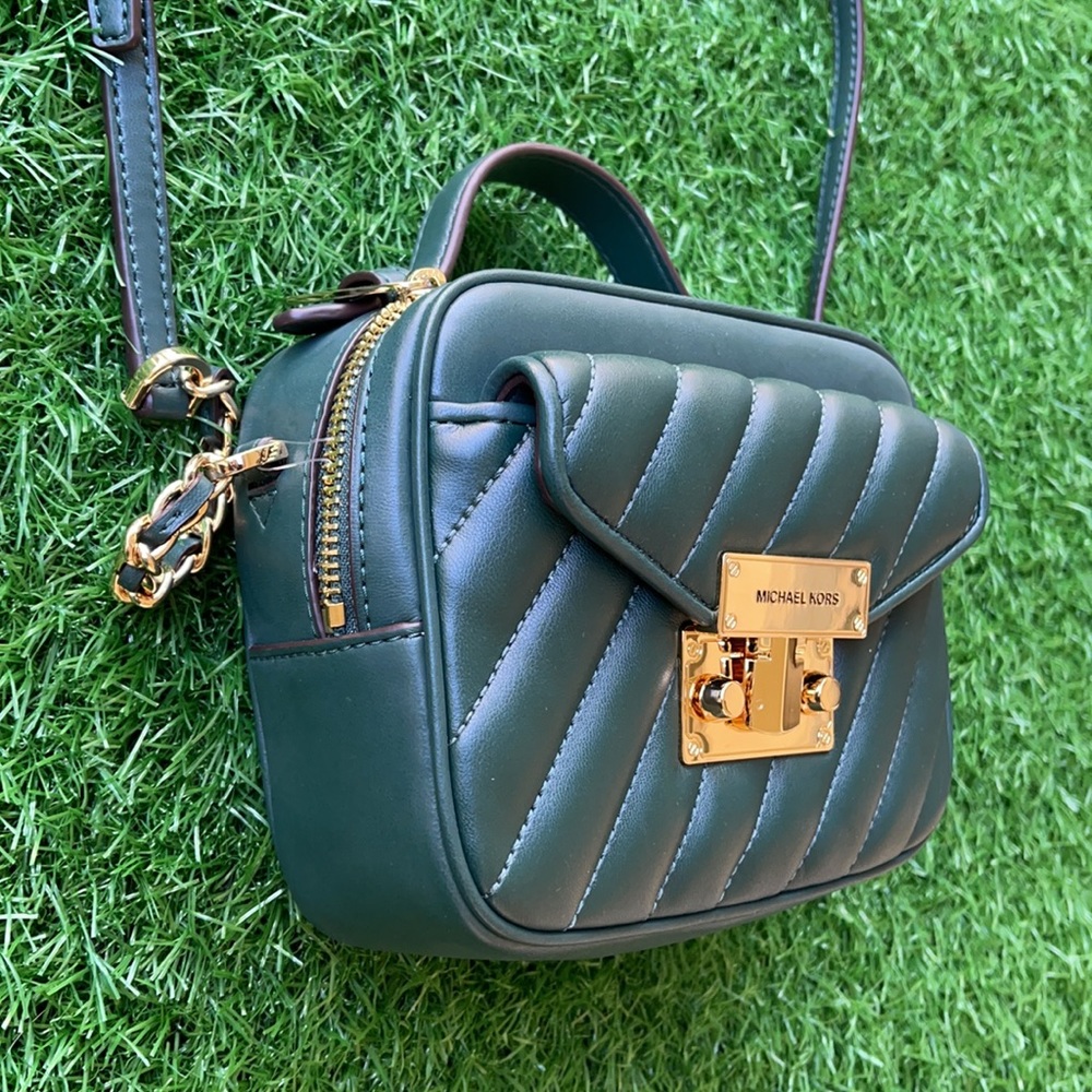 Michael Kors Small Rose Top Handle Leather Satchel - Picture 3 of 16